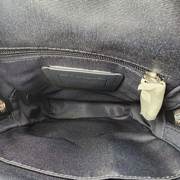 NWT COACH CJ588 HOUNDSTOOTH SULLIVAN PACK BACKPACK Teal - Picture 7 of 8